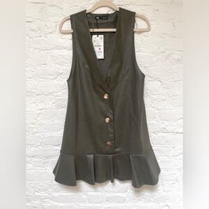 Zara army green jumper